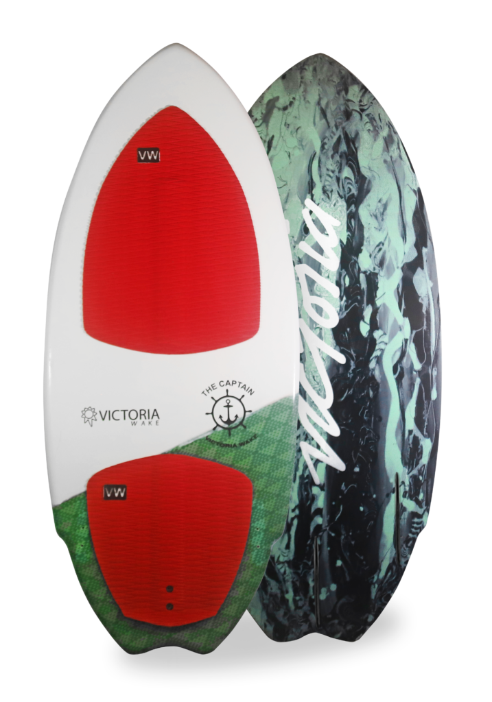 The Captain is the board designed for the Captain of the boat. The three-fin thruster setup combined with a wider outline and fish tail puts a ton of drive and control into this board. You can ride it high and tight with the three-fin setup or get loose with a single fin down the middle. Dial in a relaxing ride after a long day at the helm.
MATTE PERFORMANCE FINISH
EVA DIAMOND MACHINED TRACTION
PRECISION ROCKER
HIGH DENSITY 5/8” CORE
(3) 1.25” REMOVABLE FINS
Size | Sugg. Weight | Dimensions
L | 180-240 lbs | 53.2
